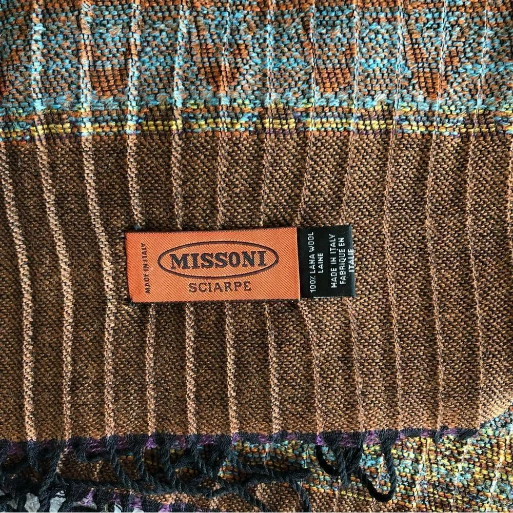 NWOT unisex Missoni Wool Scarf